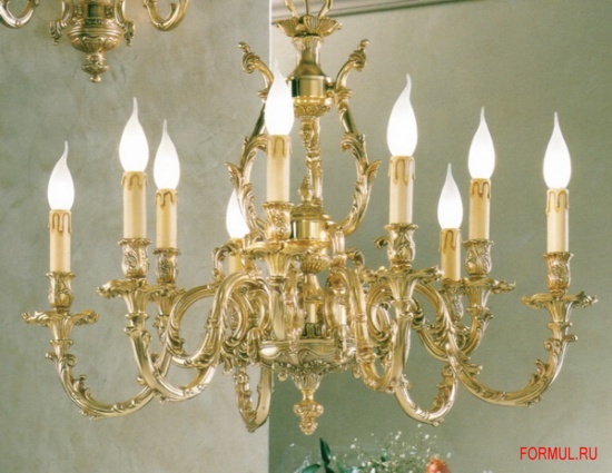 Люстра Possoni Illuminazione 090/6+3 ORO